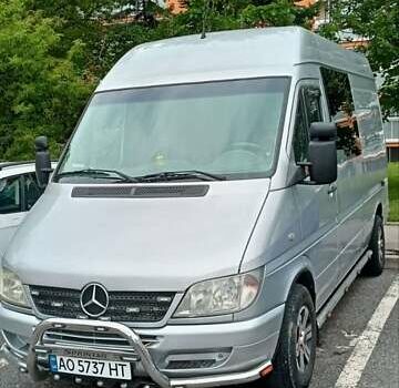 Серый Мерседес Sprinter, объемом двигателя 2.2 л и пробегом 470 тыс. км за 8500 $, фото 1 на Automoto.ua