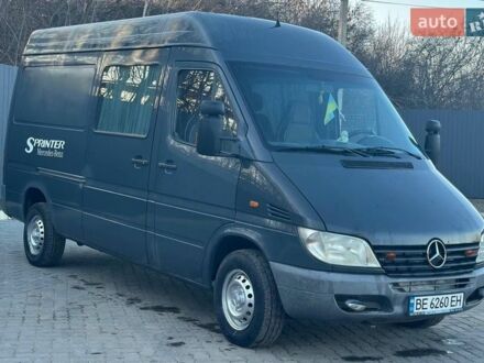 Серый Мерседес Sprinter, объемом двигателя 2.2 л и пробегом 548 тыс. км за 7200 $, фото 1 на Automoto.ua
