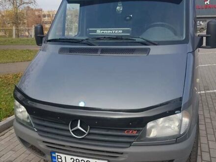 Серый Мерседес Sprinter, объемом двигателя 2.15 л и пробегом 444 тыс. км за 11500 $, фото 1 на Automoto.ua