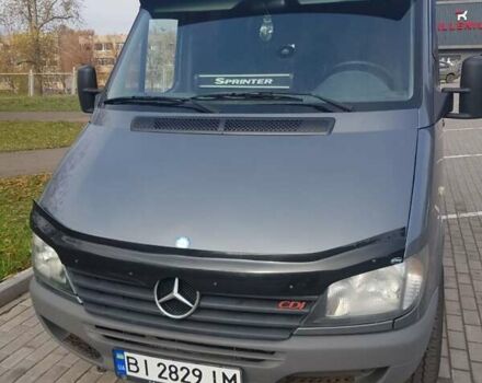 Серый Мерседес Sprinter, объемом двигателя 2.15 л и пробегом 444 тыс. км за 11500 $, фото 1 на Automoto.ua
