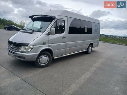 Серый Мерседес Sprinter, объемом двигателя 2.7 л и пробегом 320 тыс. км за 11500 $, фото 1 на Automoto.ua
