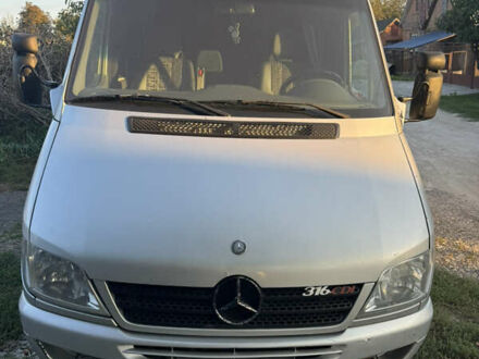 Сірий Мерседес Sprinter, об'ємом двигуна 2.69 л та пробігом 380 тис. км за 11500 $, фото 1 на Automoto.ua