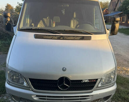 Сірий Мерседес Sprinter, об'ємом двигуна 2.69 л та пробігом 380 тис. км за 11500 $, фото 1 на Automoto.ua