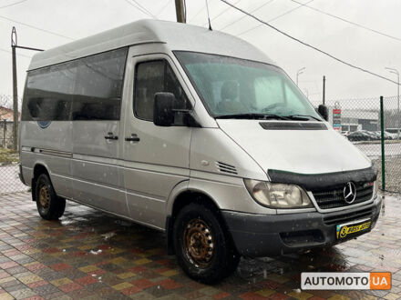 Серый Мерседес Sprinter, объемом двигателя 2.2 л и пробегом 448 тыс. км за 7800 $, фото 1 на Automoto.ua