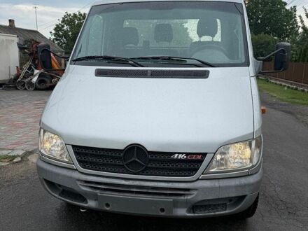 Серый Мерседес Sprinter, объемом двигателя 2.69 л и пробегом 135 тыс. км за 20500 $, фото 1 на Automoto.ua