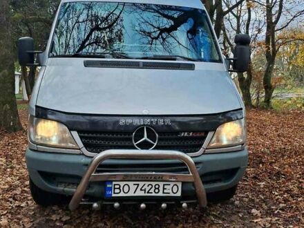 Серый Мерседес Sprinter, объемом двигателя 2.2 л и пробегом 400 тыс. км за 7200 $, фото 1 на Automoto.ua