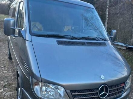 Серый Мерседес Sprinter, объемом двигателя 2.7 л и пробегом 368 тыс. км за 10000 $, фото 1 на Automoto.ua