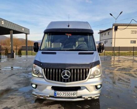 Серый Мерседес Sprinter, объемом двигателя 2.9 л и пробегом 123 тыс. км за 26500 $, фото 1 на Automoto.ua