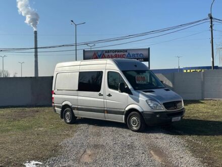 Серый Мерседес Sprinter, объемом двигателя 2.2 л и пробегом 258 тыс. км за 15700 $, фото 1 на Automoto.ua