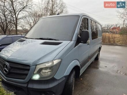 Серый Мерседес Sprinter, объемом двигателя 2.14 л и пробегом 324 тыс. км за 19600 $, фото 1 на Automoto.ua