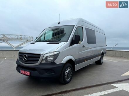 Серый Мерседес Sprinter, объемом двигателя 2.2 л и пробегом 118 тыс. км за 28500 $, фото 1 на Automoto.ua