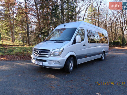 Серый Мерседес Sprinter, объемом двигателя 2.2 л и пробегом 317 тыс. км за 37000 $, фото 1 на Automoto.ua