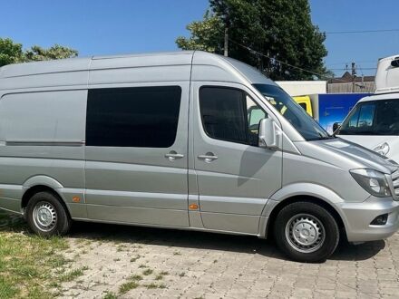 Серый Мерседес Sprinter, объемом двигателя 2.2 л и пробегом 281 тыс. км за 21500 $, фото 1 на Automoto.ua