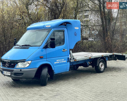 Синий Мерседес Sprinter, объемом двигателя 2.15 л и пробегом 378 тыс. км за 15000 $, фото 1 на Automoto.ua