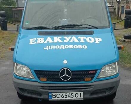 Синий Мерседес Sprinter, объемом двигателя 2.7 л и пробегом 326 тыс. км за 22000 $, фото 1 на Automoto.ua