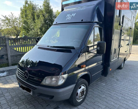 Синий Мерседес Sprinter, объемом двигателя 2.7 л и пробегом 220 тыс. км за 21500 $, фото 2 на Automoto.ua