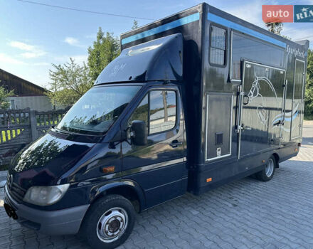 Синий Мерседес Sprinter, объемом двигателя 2.7 л и пробегом 220 тыс. км за 21500 $, фото 4 на Automoto.ua