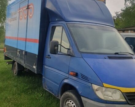 Синий Мерседес Sprinter, объемом двигателя 2 л и пробегом 348 тыс. км за 4200 $, фото 3 на Automoto.ua