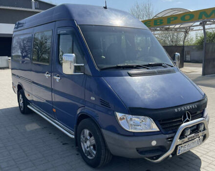 Синий Мерседес Sprinter, объемом двигателя 2.7 л и пробегом 424 тыс. км за 11800 $, фото 3 на Automoto.ua