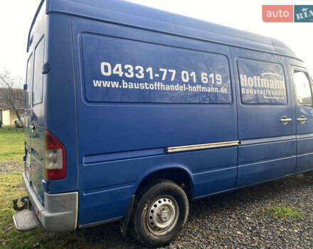 Синий Мерседес Sprinter, объемом двигателя 2.2 л и пробегом 368 тыс. км за 8500 $, фото 8 на Automoto.ua
