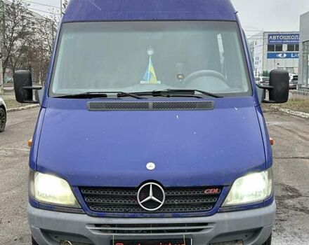 Синий Мерседес Sprinter, объемом двигателя 2.2 л и пробегом 801 тыс. км за 7300 $, фото 1 на Automoto.ua