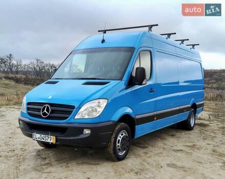 Синий Мерседес Sprinter, объемом двигателя 2.2 л и пробегом 363 тыс. км за 19300 $, фото 4 на Automoto.ua