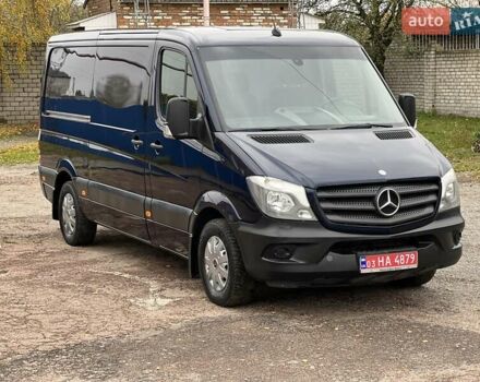 Синий Мерседес Sprinter, объемом двигателя 2.2 л и пробегом 310 тыс. км за 17500 $, фото 18 на Automoto.ua