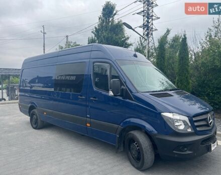 Синий Мерседес Sprinter, объемом двигателя 3 л и пробегом 269 тыс. км за 24500 $, фото 2 на Automoto.ua