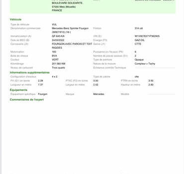 Синій Мерседес Sprinter, об'ємом двигуна 2.2 л та пробігом 204 тис. км за 31500 $, фото 27 на Automoto.ua