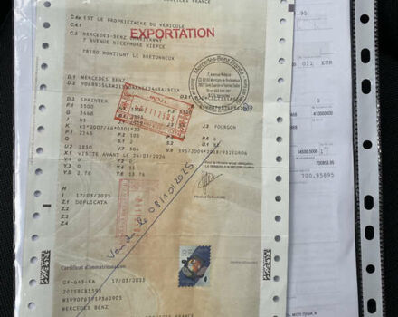 Синій Мерседес Sprinter, об'ємом двигуна 2.2 л та пробігом 204 тис. км за 31500 $, фото 22 на Automoto.ua