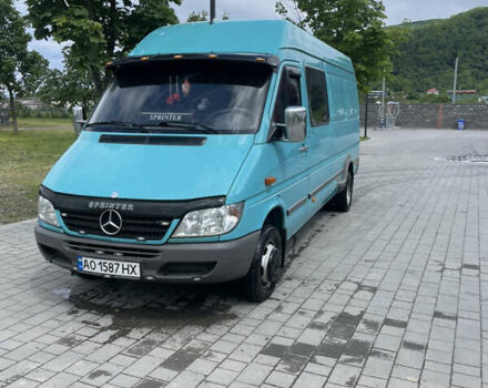 Синій Мерседес Sprinter, об'ємом двигуна 2.69 л та пробігом 370 тис. км за 16500 $, фото 2 на Automoto.ua