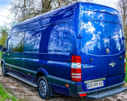 Синий Мерседес Sprinter, объемом двигателя 3 л и пробегом 350 тыс. км за 19000 $, фото 3 на Automoto.ua