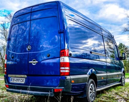 Синий Мерседес Sprinter, объемом двигателя 3 л и пробегом 350 тыс. км за 19000 $, фото 4 на Automoto.ua