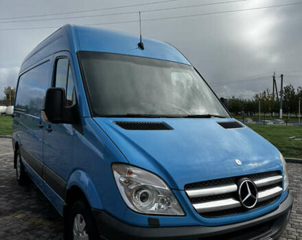 Синий Мерседес Sprinter, объемом двигателя 2.2 л и пробегом 442 тыс. км за 13800 $, фото 2 на Automoto.ua