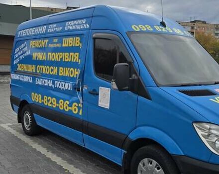 Синий Мерседес Sprinter, объемом двигателя 2.15 л и пробегом 290 тыс. км за 11850 $, фото 2 на Automoto.ua