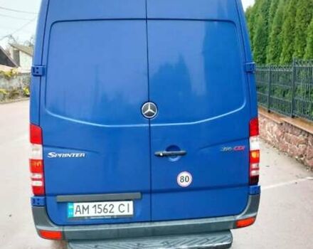 Синий Мерседес Sprinter, объемом двигателя 2.1 л и пробегом 390 тыс. км за 15750 $, фото 4 на Automoto.ua