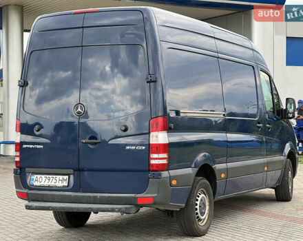 Синий Мерседес Sprinter, объемом двигателя 2.2 л и пробегом 540 тыс. км за 13500 $, фото 7 на Automoto.ua