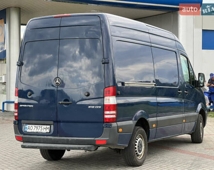Синий Мерседес Sprinter, объемом двигателя 2.2 л и пробегом 540 тыс. км за 13500 $, фото 6 на Automoto.ua