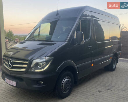 Синий Мерседес Sprinter, объемом двигателя 3 л и пробегом 411 тыс. км за 28000 $, фото 1 на Automoto.ua