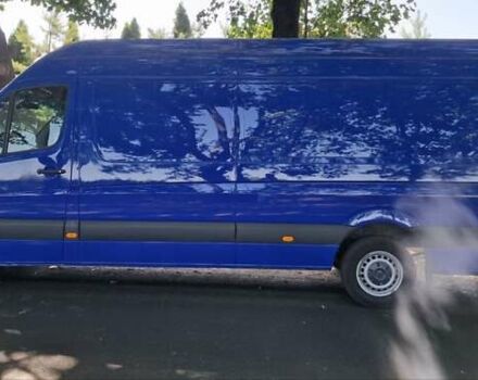 Синий Мерседес Sprinter, объемом двигателя 3 л и пробегом 293 тыс. км за 31800 $, фото 1 на Automoto.ua