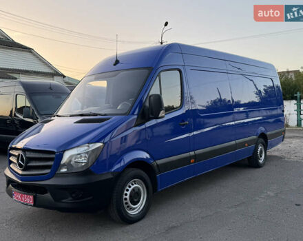 Синий Мерседес Sprinter, объемом двигателя 2.2 л и пробегом 297 тыс. км за 21900 $, фото 1 на Automoto.ua