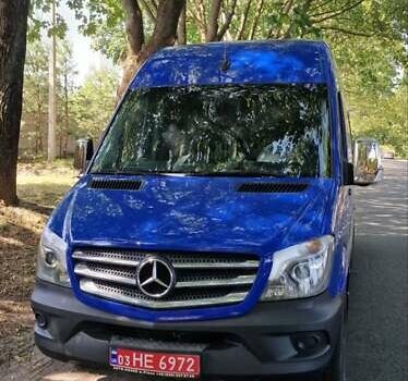 Синий Мерседес Sprinter, объемом двигателя 3 л и пробегом 293 тыс. км за 31800 $, фото 6 на Automoto.ua