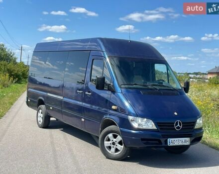 Синій Мерседес Sprinter, об'ємом двигуна 2.2 л та пробігом 503 тис. км за 8200 $, фото 1 на Automoto.ua