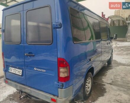 Синий Мерседес Sprinter, объемом двигателя 2.2 л и пробегом 555 тыс. км за 6300 $, фото 4 на Automoto.ua