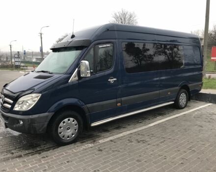 Синий Мерседес Sprinter, объемом двигателя 3 л и пробегом 630 тыс. км за 13500 $, фото 1 на Automoto.ua