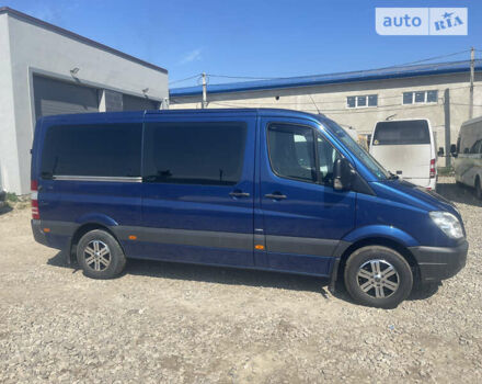 Синий Мерседес Sprinter, объемом двигателя 2.2 л и пробегом 317 тыс. км за 18500 $, фото 1 на Automoto.ua