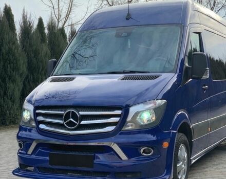 Синий Мерседес Sprinter, объемом двигателя 2.2 л и пробегом 224 тыс. км за 33000 $, фото 6 на Automoto.ua