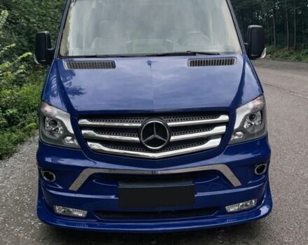 Синий Мерседес Sprinter, объемом двигателя 2.2 л и пробегом 224 тыс. км за 33000 $, фото 5 на Automoto.ua