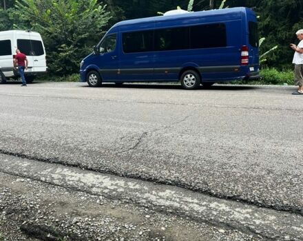 Синий Мерседес Sprinter, объемом двигателя 2.2 л и пробегом 224 тыс. км за 33000 $, фото 3 на Automoto.ua
