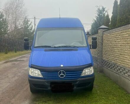 Синий Мерседес Sprinter, объемом двигателя 2.2 л и пробегом 387 тыс. км за 9000 $, фото 7 на Automoto.ua